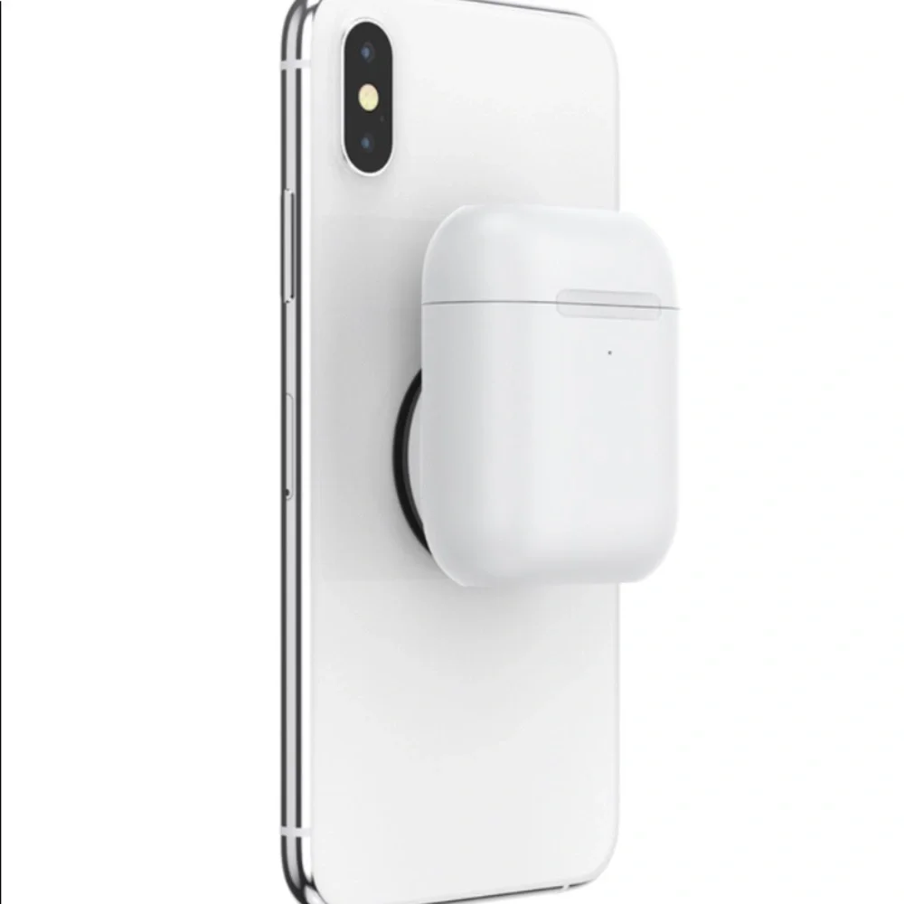 Popsocket - White AirPods PopGrip & Popchain Keychain - Picture 8 of 10